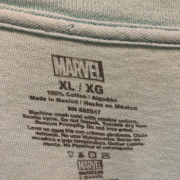 Marvel Iron Man Men’s XL Light Blue crew neck - Picture 2 of 5
